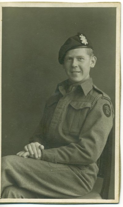 Innes Sutherland in Army uniform