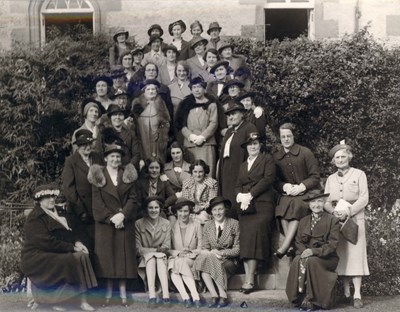 Group photograph of the Dornoch branch of SWRI