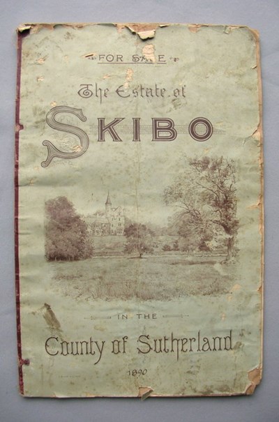 Sale particulars of the Estate of Skibo 1890
