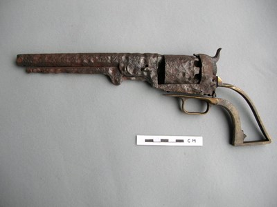 Colt revolver found at Lednabirichen croft