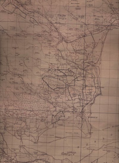 Ordnance Survey Map of Dornoch 1958