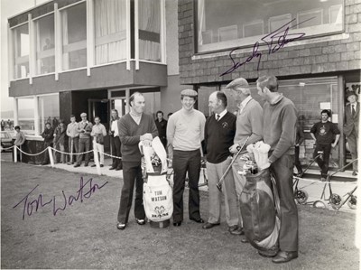 Tom Watson at the Royal Dornoch Golf Course 1981