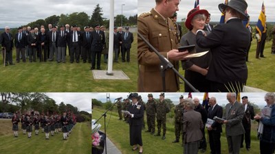 Flag RaisingParade Armed Forces Week 20 June 2011