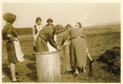 Dornoch Guides Camp 1937 at Collabol Farm, Lairg