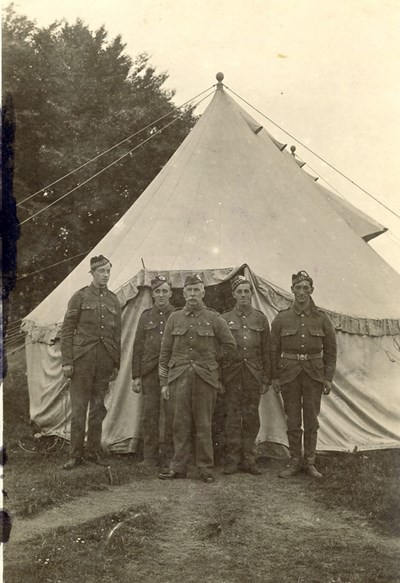 Soldiers of 1/5th Sutherland & Caithness Bn, Seaforth Highlanders