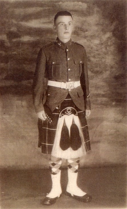 Rod Munro in uniform c 1914