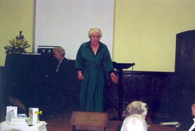 Dornoch SWRI  75th anniversary performance by Helen Kruger