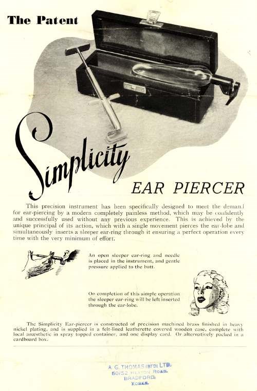 Advertising leaflet for