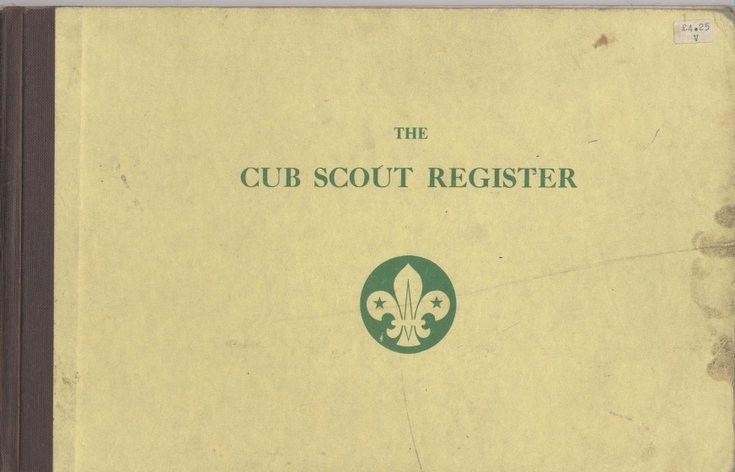 1st Dornoch Cub Scouts Cub Scout Register 1982 - 1988