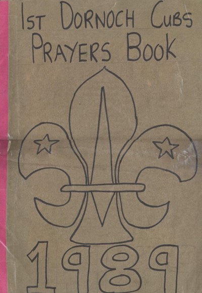 1st Dornoch Cubs Prayers Book 1989