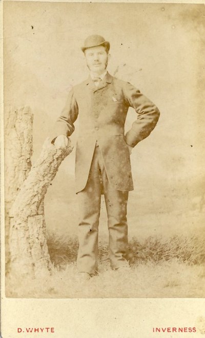 Studio photograph thought to be of a member of the Bremner family