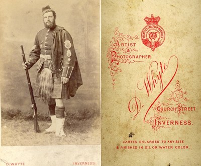 Studio photograph of Colour Sergeant Robert Mackay