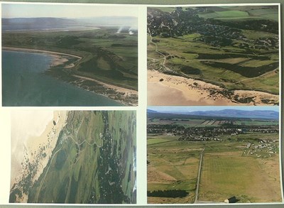 Aerial photographs of Dornoch