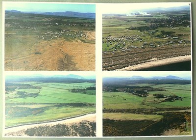 Set of 4 Aerial photographs of Dornoch