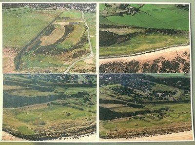 Set of colour aerial photographs of Dornoch