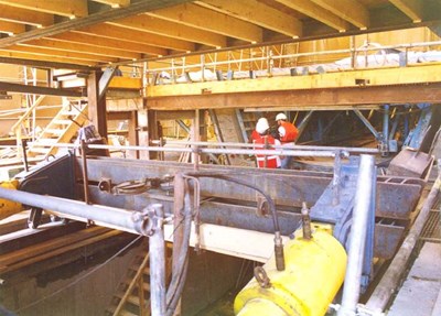 Dornoch bridge construction