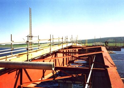 Dornoch Firth Bridge Construction ~ View from the Nose-piece