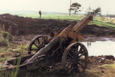 Dredged up German gun