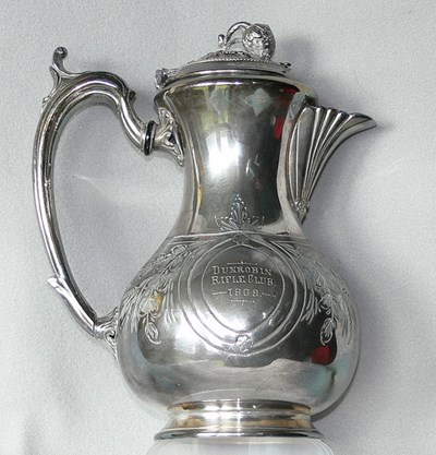 Dunrobin Rifle Club trophy - Robert Mackay 1909