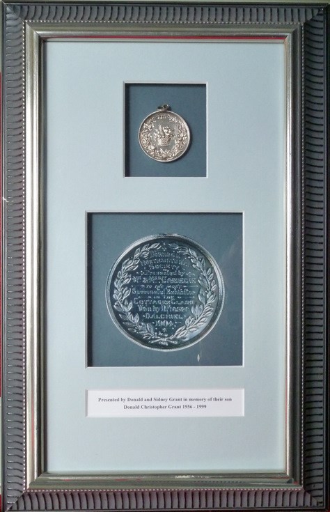 Dornoch Horticultural Society medal 1904