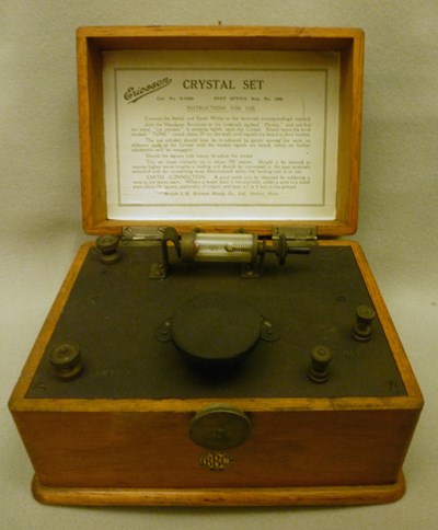 Ericsson crystal radio set