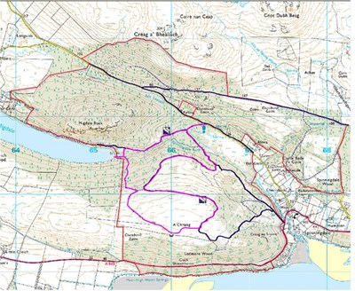 Ledmore and Migdale Wood walk