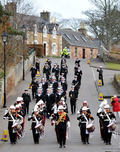 HMS Sutherland Freedom Parade in Dornoch 25 March 2011