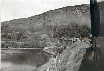 Dornoch Light Railway photographs - Approach The Mound Station