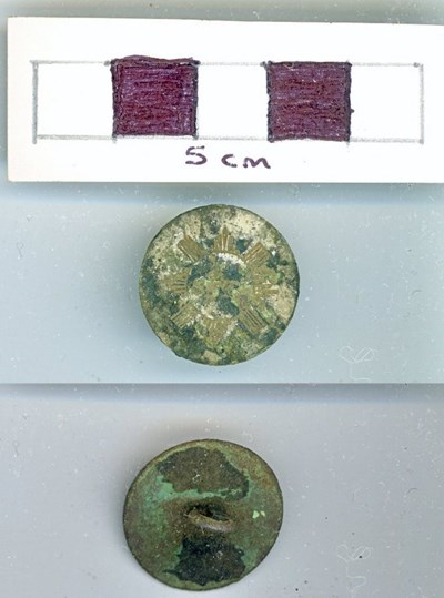 Objects from Pitgrudy Farm -   copper alloy/white metal button