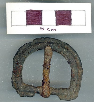 Objects discovered on Pitgrudy Farm -  buckle