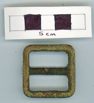 Objects discovered on Pitgrudy Farm -  horse harness buckle