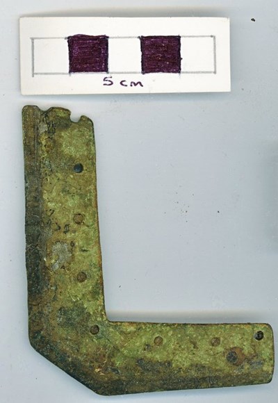 Objects discovered on Pitgrudy Farm -  metal bar
