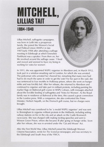 Mitchell, Lillias Tait, 1884-1940 Women's Social & Political Union