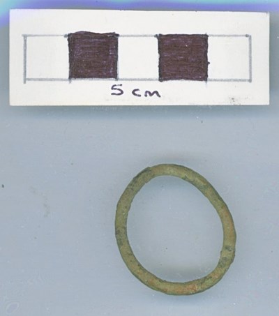Objects discovered on Pitgrudy Farm - Iron ring