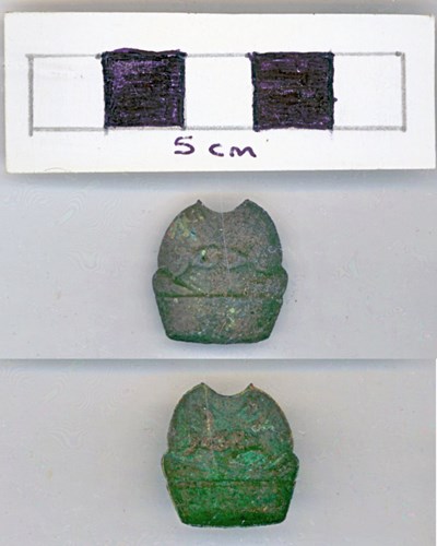 Objects discovered on Pitgrudy Farm - Copper alloy fragment
