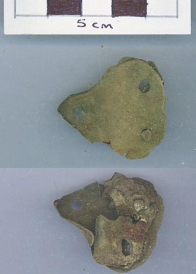 Objects discovered on Pitgrudy Farm - Copper alloy object