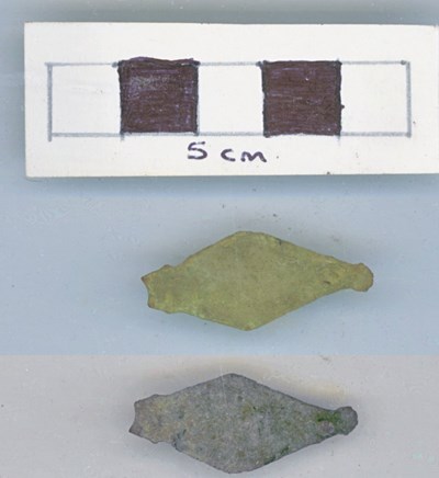 Objects discovered on Pitgrudy Farm -  Copper alloy fitting