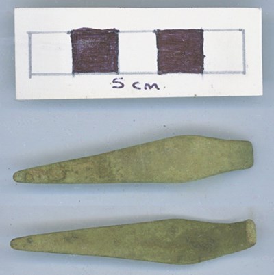 Objects discovered on Pitgrudy Farm -  Copper alloy fitting