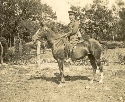 Soldier on horseback