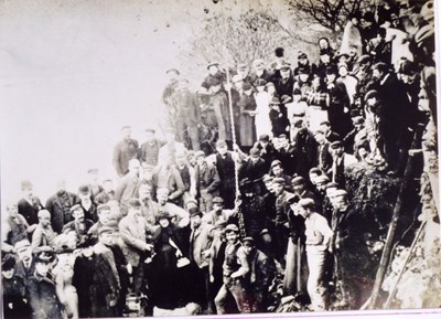 The opening ceremony for second Bonar Bridge 1893