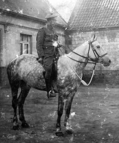 Soldier on horseback