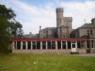 Burghfield House Hotel dining room extension on western side 2008