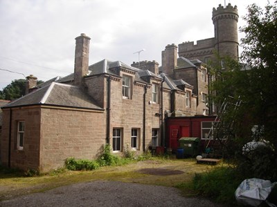 Burghfield House Hotel NW corner of the building 2008