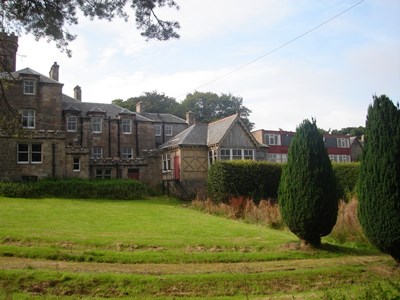 Burghfield House Hotel  north east coner of building 2008