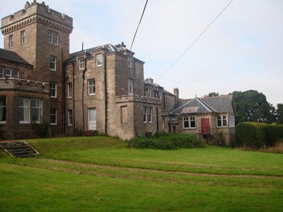 Burghfield House Hotel viewed of the east side looking north