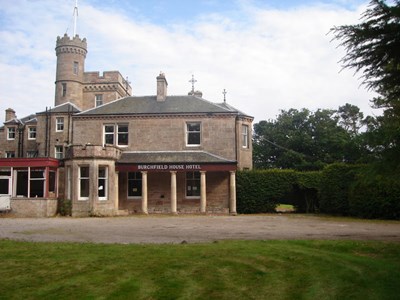Burghfield House Hotel entrance August 2008