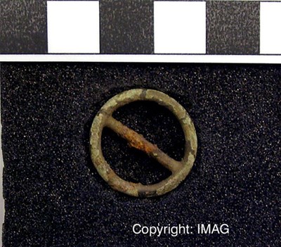Treasure Trove objects from Balloan, Dornoch - Copper Buckle