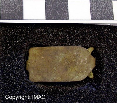 Treasure Trove objects from Balloan, Dornoch - Clog or shoe clasp