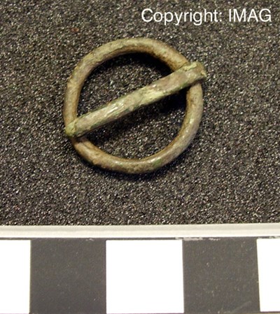 Treasure Trove objects from Pitgrudy - Copper buckle