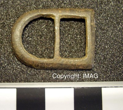 Treasure Trove objects from Pitgrudy -  Shoe or spur buckle